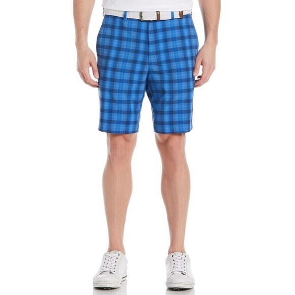 PGA Tour Men's Golf Shorts Moisture-Wicking Stretch Peacoat Royal Blue Size 42 - Picture 1 of 3